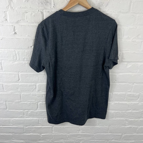 Adidas Men's Classic Fit Amplifier T-Shirt Short Sleeve Solid Gray Size Large - Picture 3 of 4